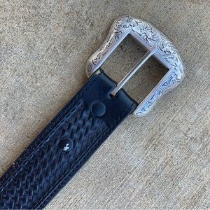 Men’s Western Leather Black Belt size 34